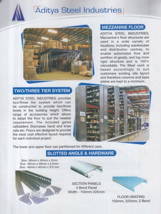Aditya Steel Industries, Ghaziabad, Steel Shelves