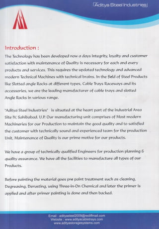 Aditya Steel Industries, Ghaziabad, Steel Shelves