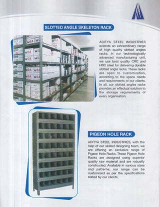 Aditya Steel Industries, Ghaziabad, Steel Shelves