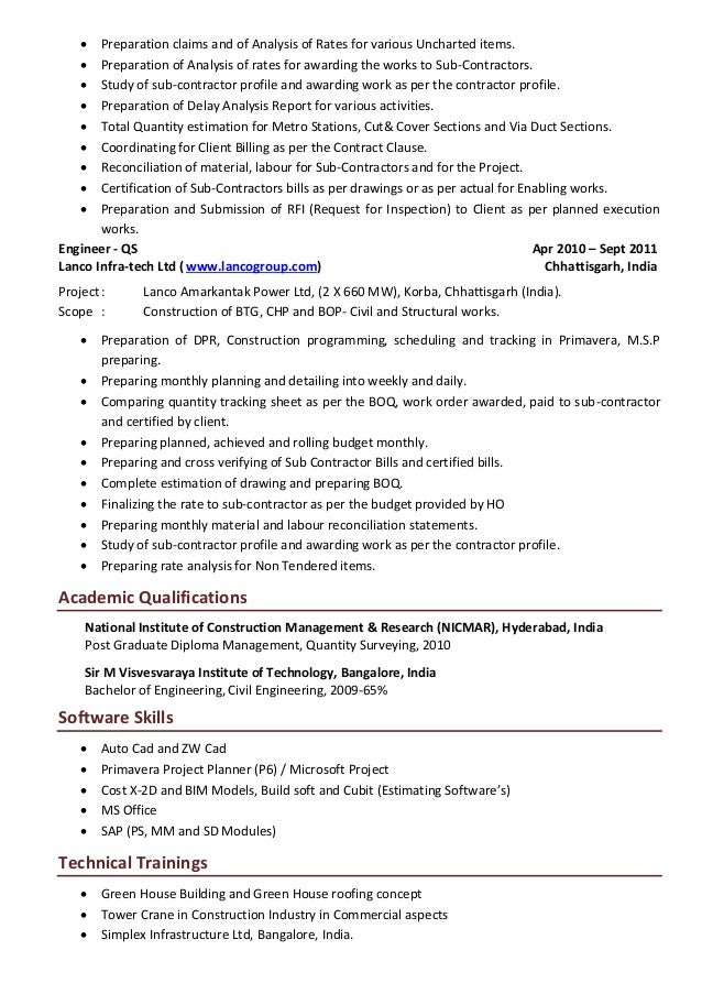 Cover Letter Sample Quantity Surveyor - Cover Letter Example Cover Letter Sample Quantity Surveyor - Cover Letter Example