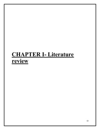 CHAPTER I- Literature 
review 
13 
 