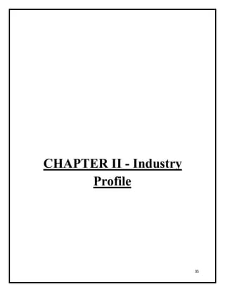 CHAPTER II - Industry 
Profile 
35 
 
