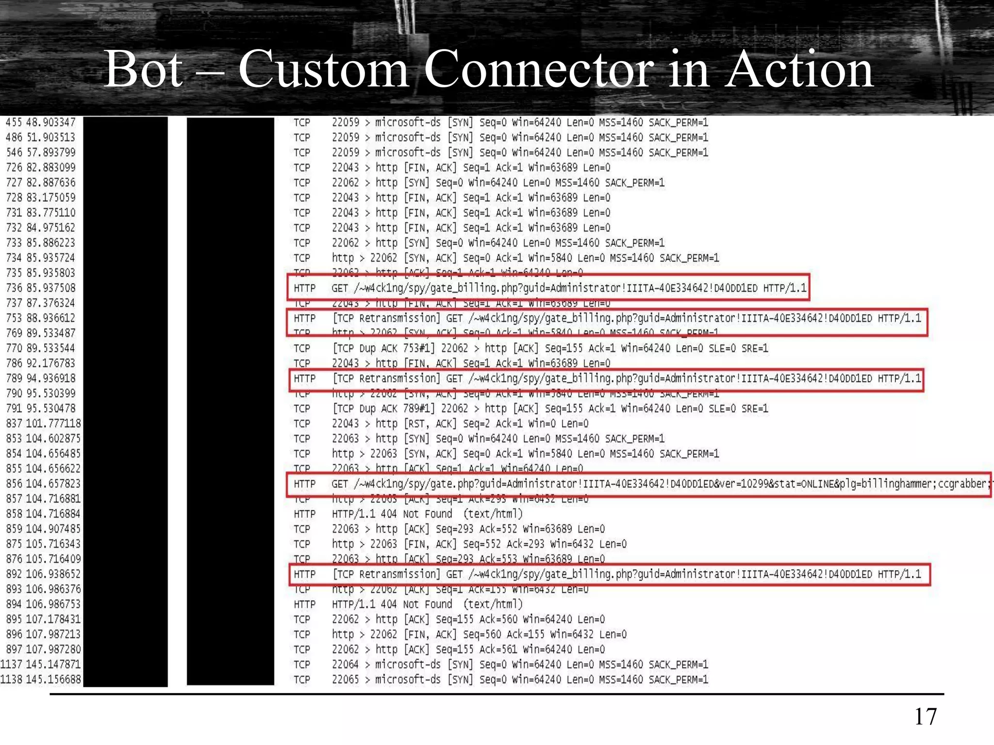 Bot – Custom Connector in Action




                                   17
 