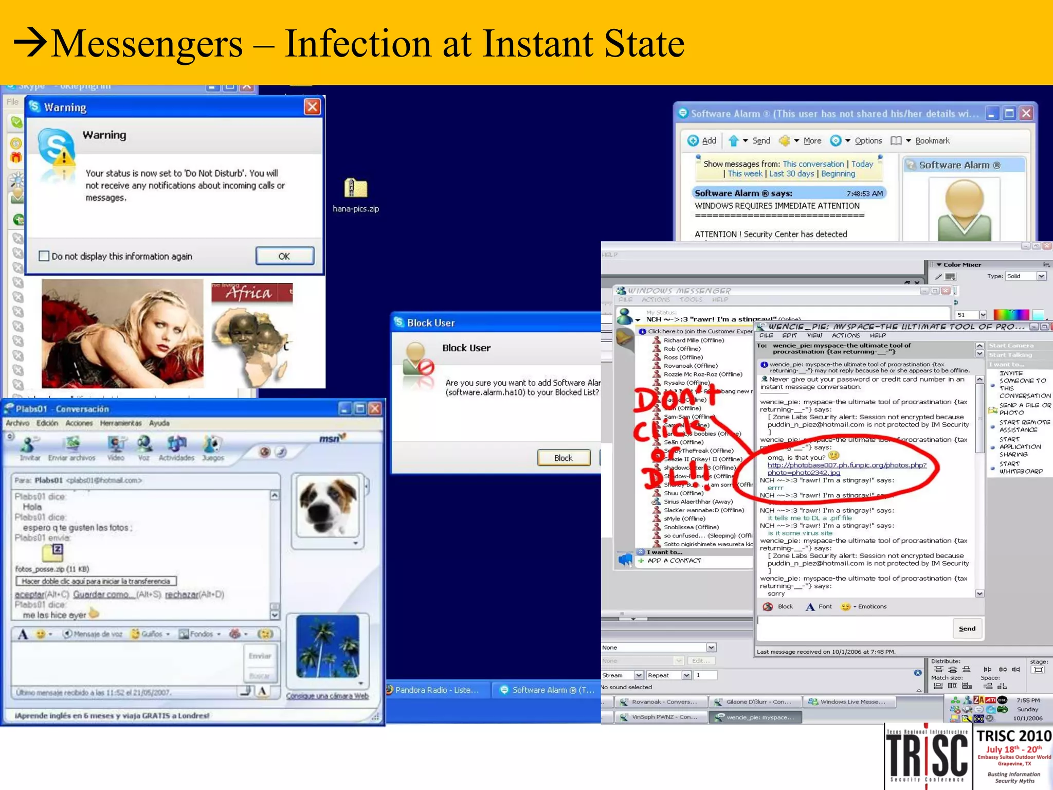 Messengers – Infection at Instant State
 