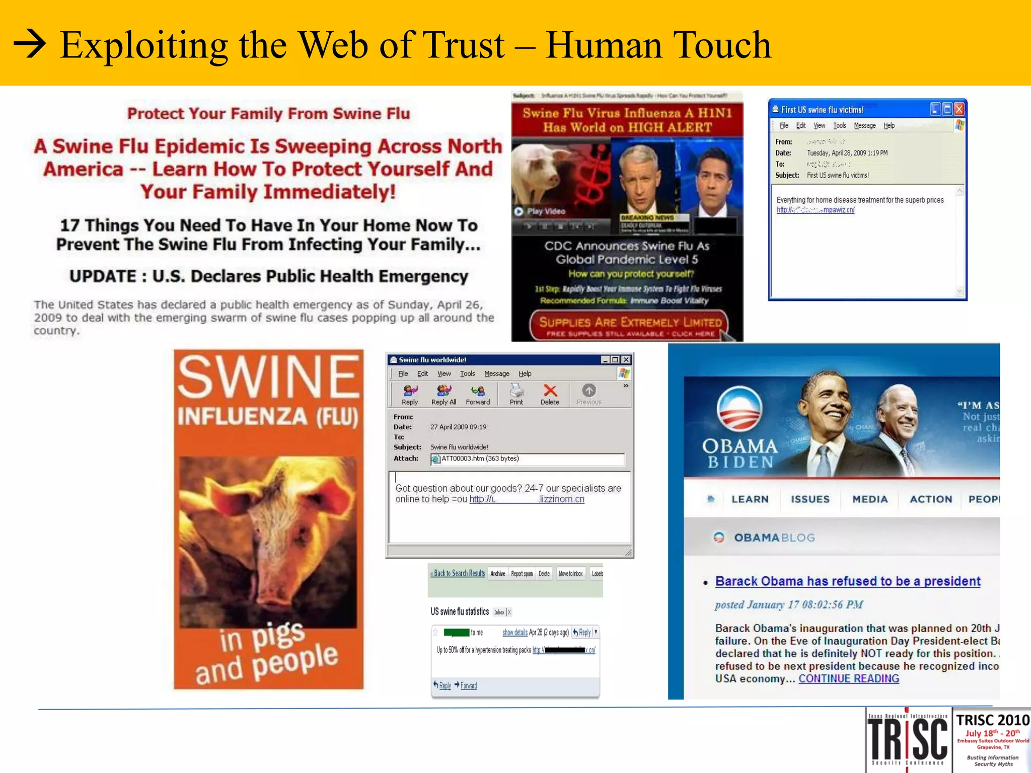  Exploiting the Web of Trust – Human Touch
 
