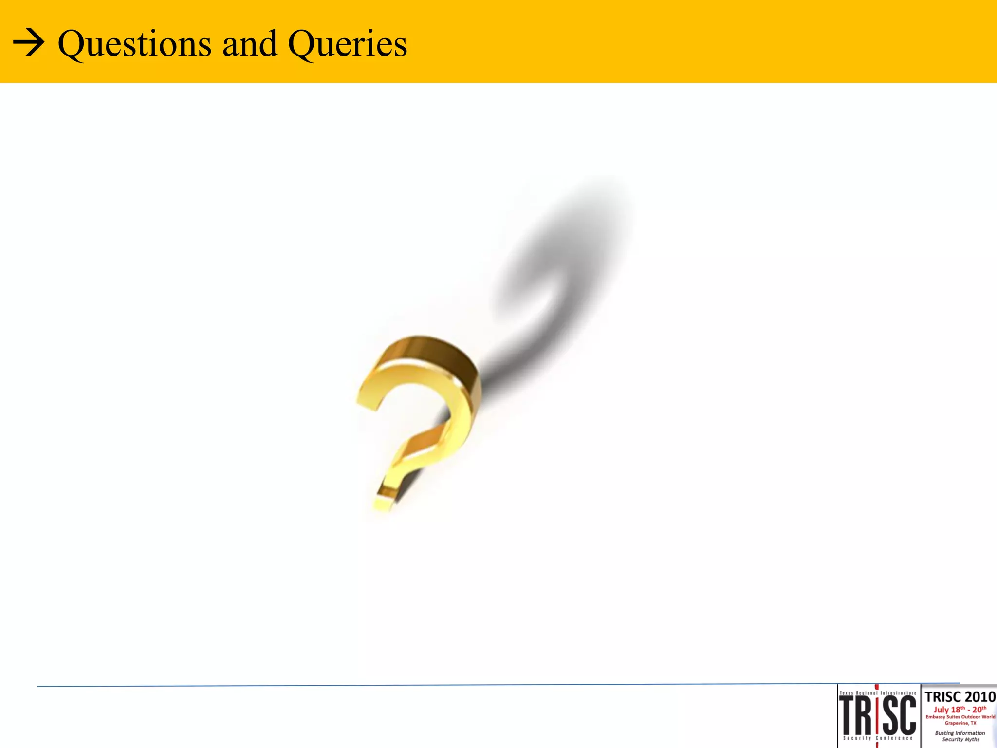  Questions and Queries
 