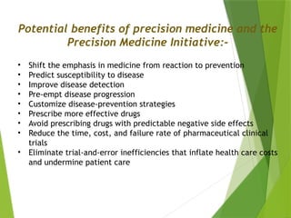 What is a Precision Medicine.The Precision Medicine Initiative by the ...
