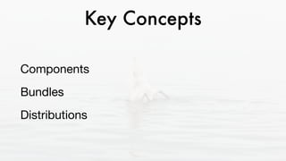 Key Concepts
Components

Bundles

Distributions
 
