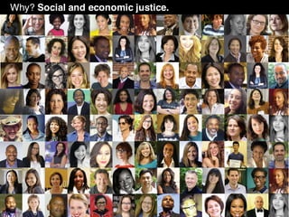 Why? Social and economic justice.
 