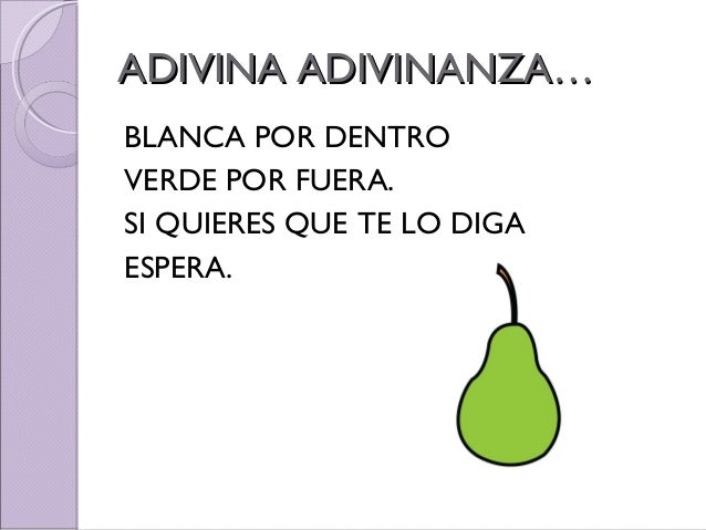 Adivina frutas