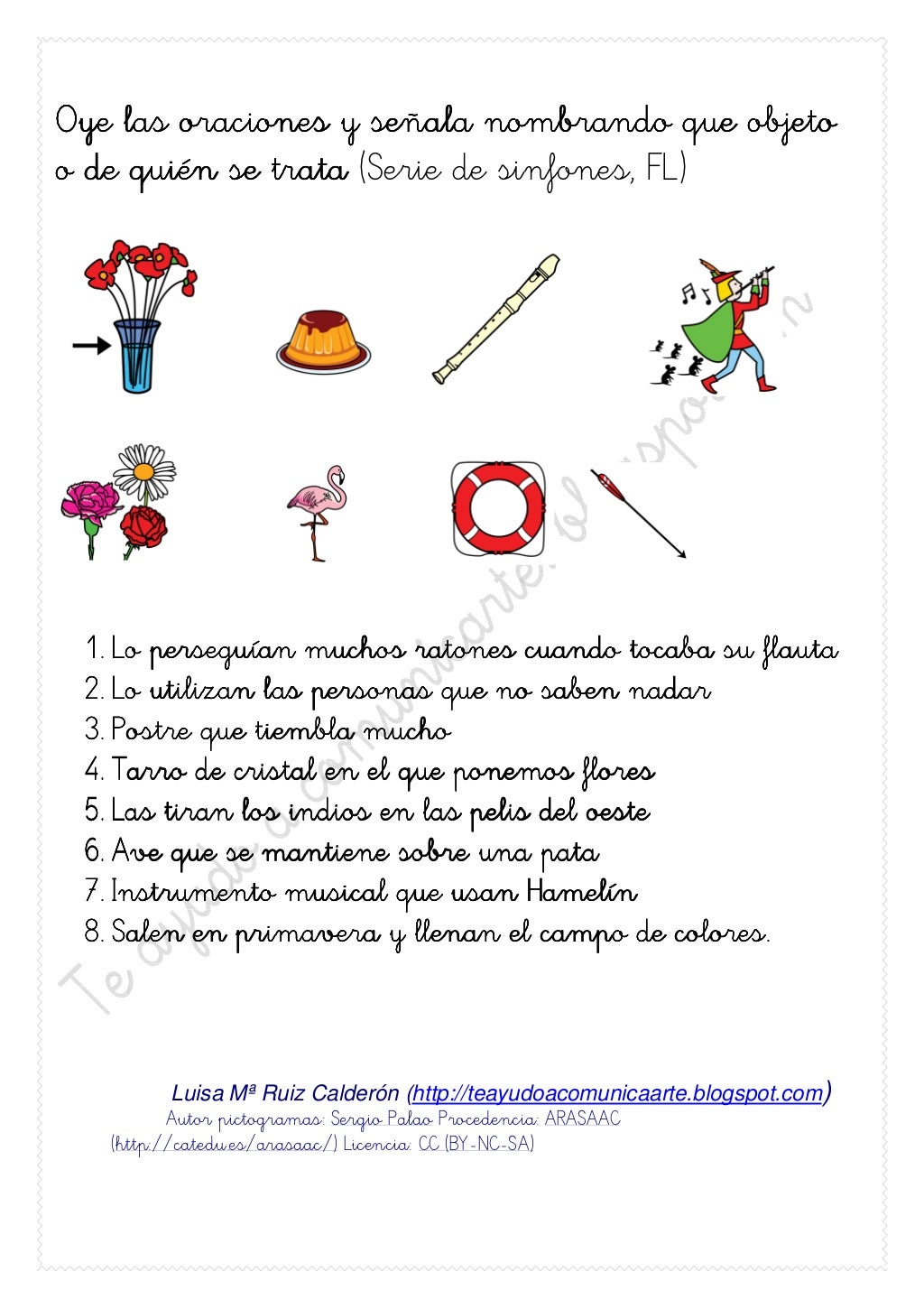 Adivinamos las palabras .serie sinfones bl y fl