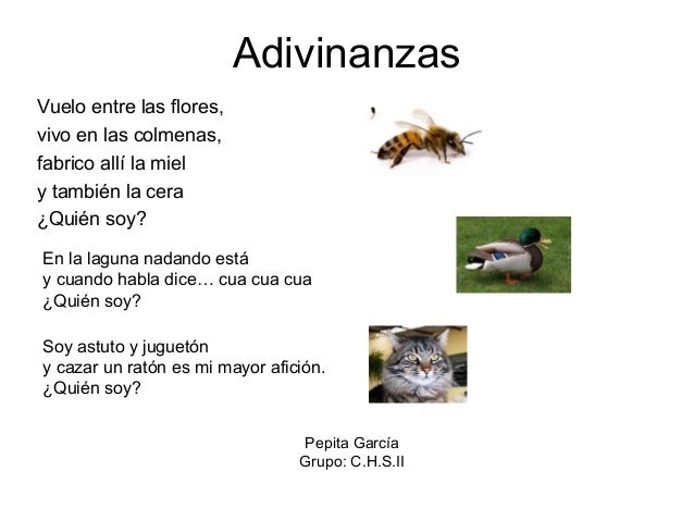 Adivinanzas para regina de antonia- escritura creativa ...