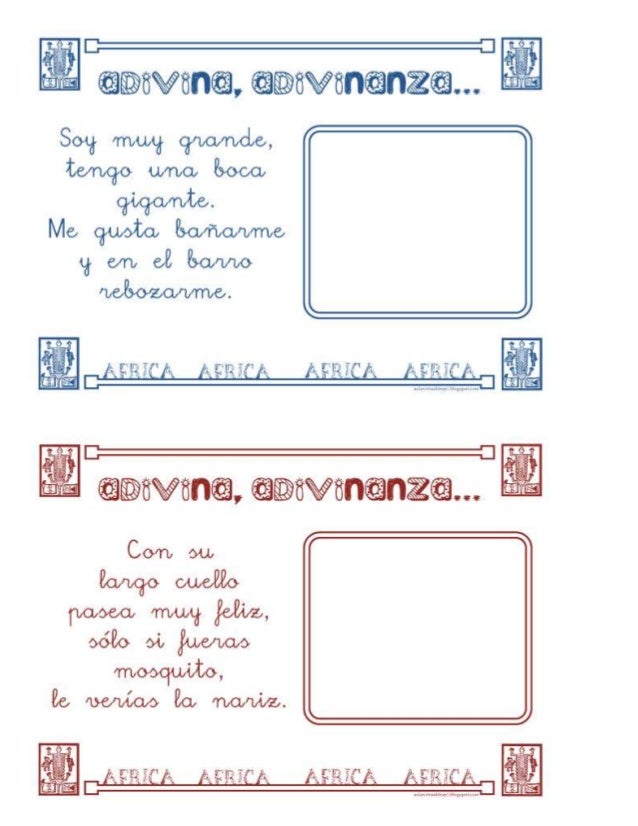 Adivinanzas de animale s