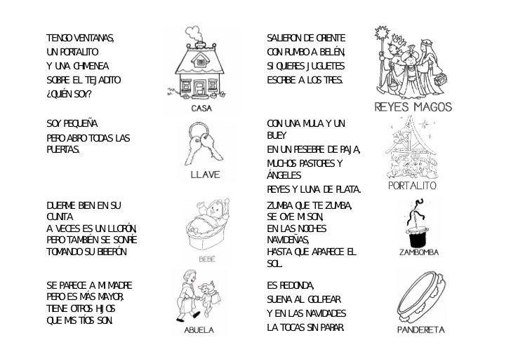 Adivinanzas familia navidad