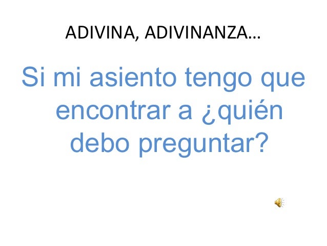 Adivinanzas teatro