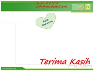www.themegallery.com
Terima Kasih
HANIAH YUNUS
(ninoyunus@gmail.com)
 