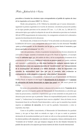 Poder Judicial de la Nación
USOOFICIAL
procediera a levantar las circulares rojas correspondientes al pedido de captura de...