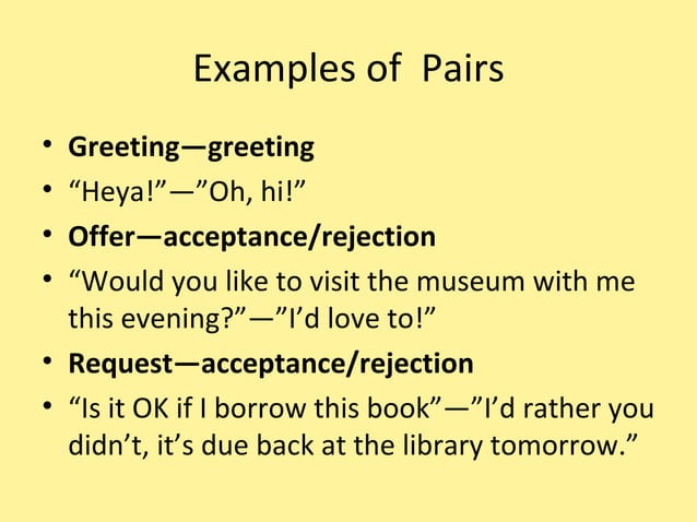 Adjacency pair | PPT