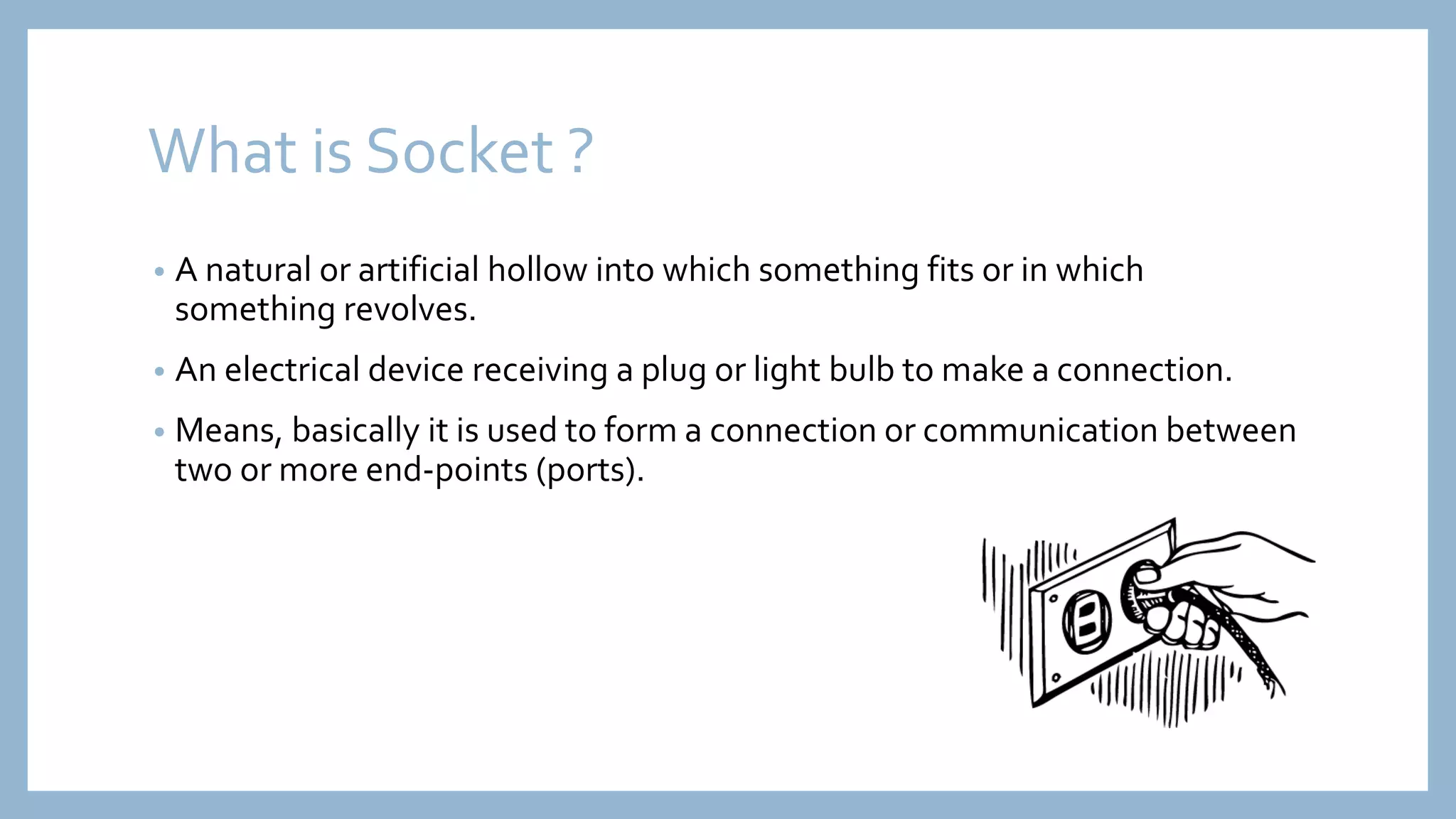 Socket & Server Socket | PPTX