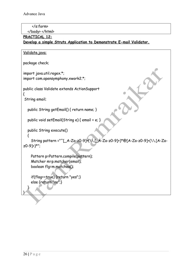 Ad java prac sol set