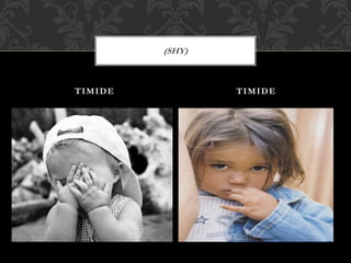 TIMIDE TIMIDE
(SHY)
 