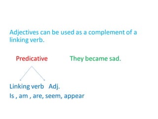 Adjective.pdf (English Presentation) TOPIC | PDF
