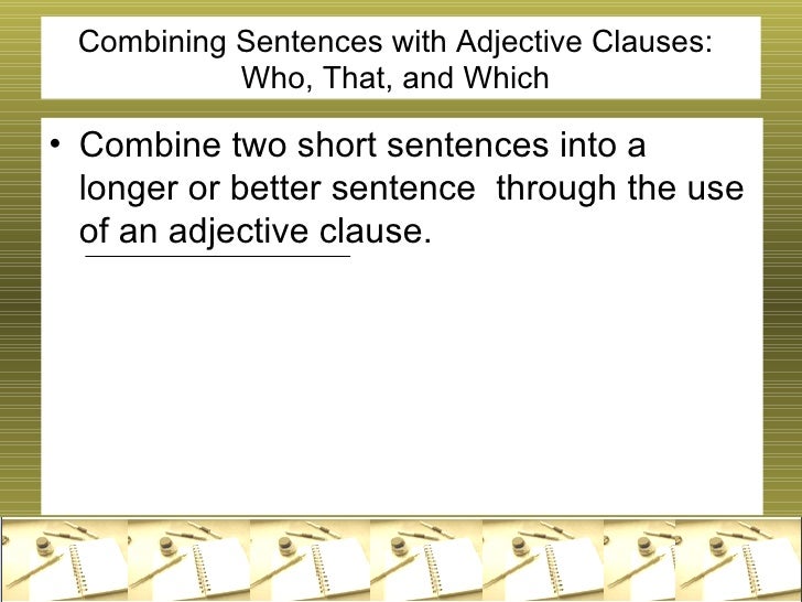 adjective-clause