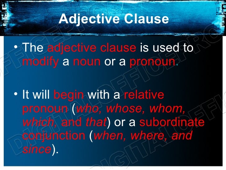adjective powerpoint