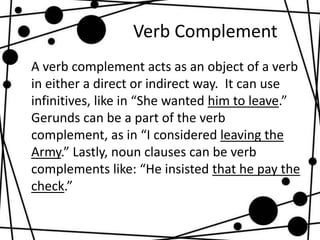 Adjective complement | PPTX
