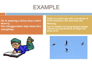 Examples Adalah Kata_-_Sifat_-_adjective_-_Bahasa_-_Inggris | PPTX