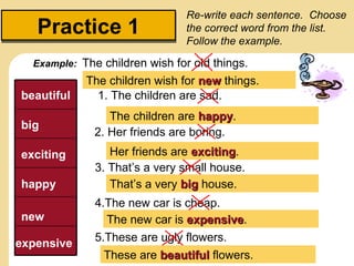 Adjective modifiers | PPS