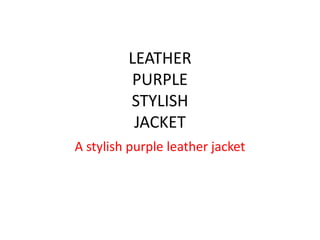 Adjective order | PPTX