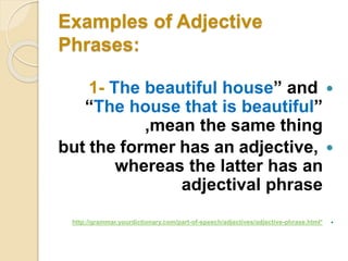 Adjective Phrase