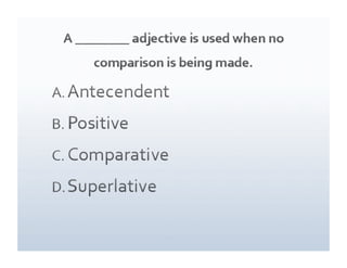 Adjective review blog