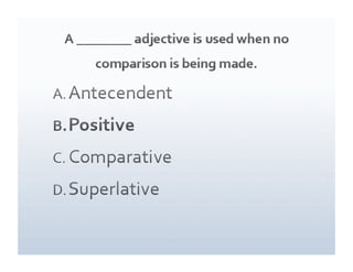 Adjective review blog