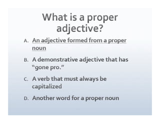 Adjective review blog