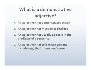 Adjective review blog