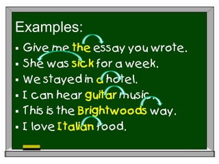 Examples:






 