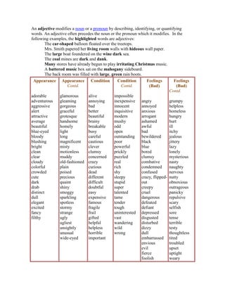 Adjectives | PDF