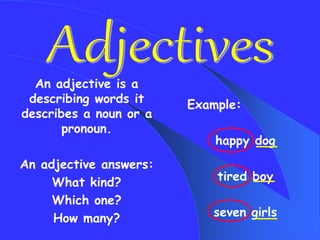Adjectives | PPTX
