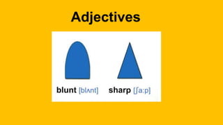 Adjectives
 