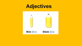 Adjectives
 