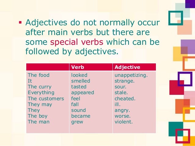 Adjectives