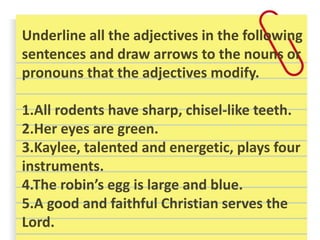 Adjectives | PPTX