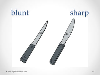 blunt sharp
www.ingilizcebankasi.com
 