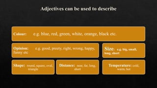 Adjectives | PPTX