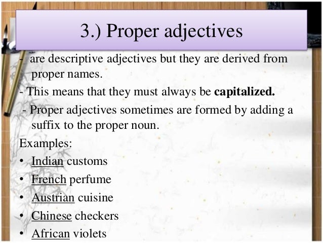 Adjectives (all things bright and beautiful) Adjectives (all things bright and beautiful)