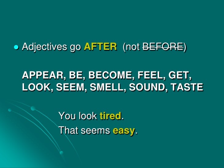 Adjectives And Adverbs
