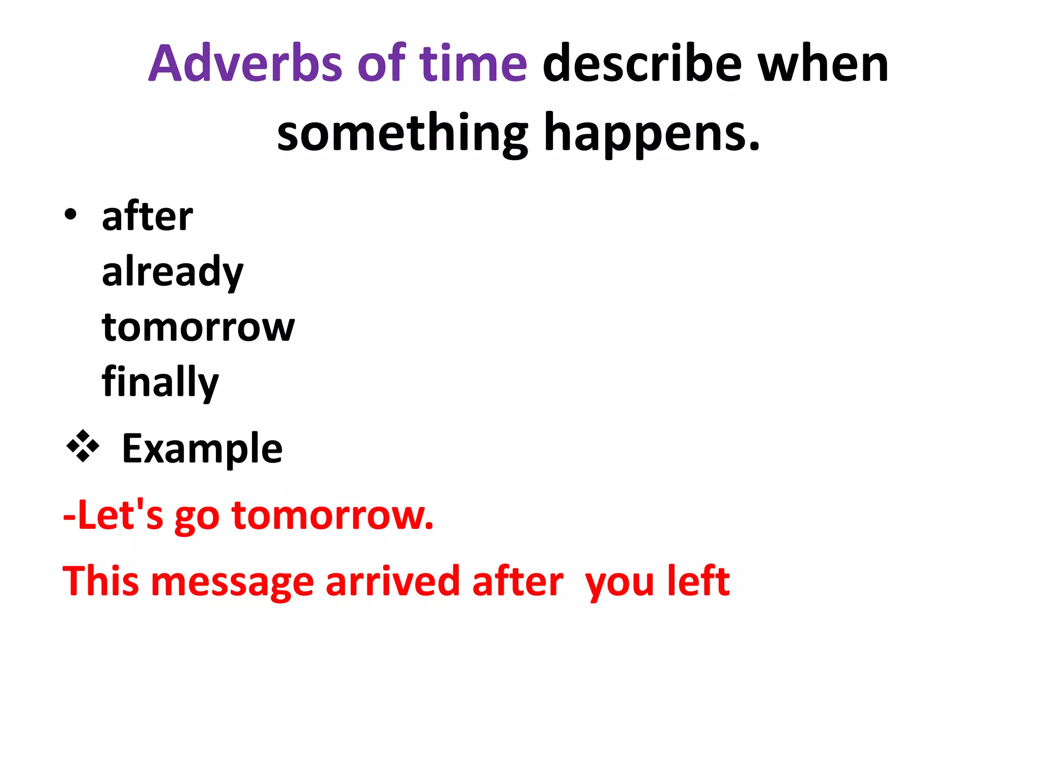 Adjectives and adverbs presentation | PPTX