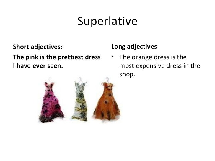 Adjectives and clothing